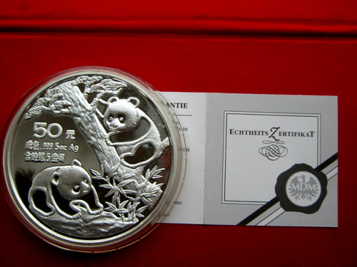 China 1990 wwf panda yuan - 50,