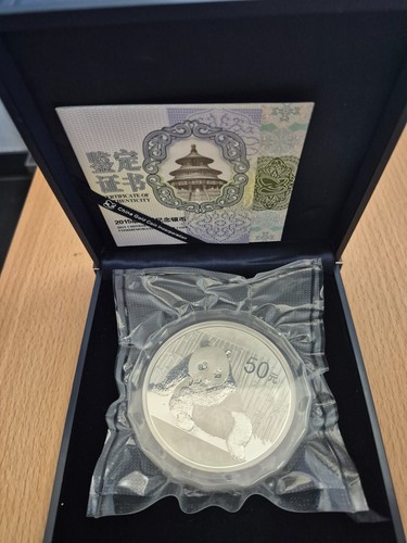5oz china panda - panda, silber