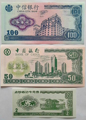 Chinesische banknoten lot - banknoten,